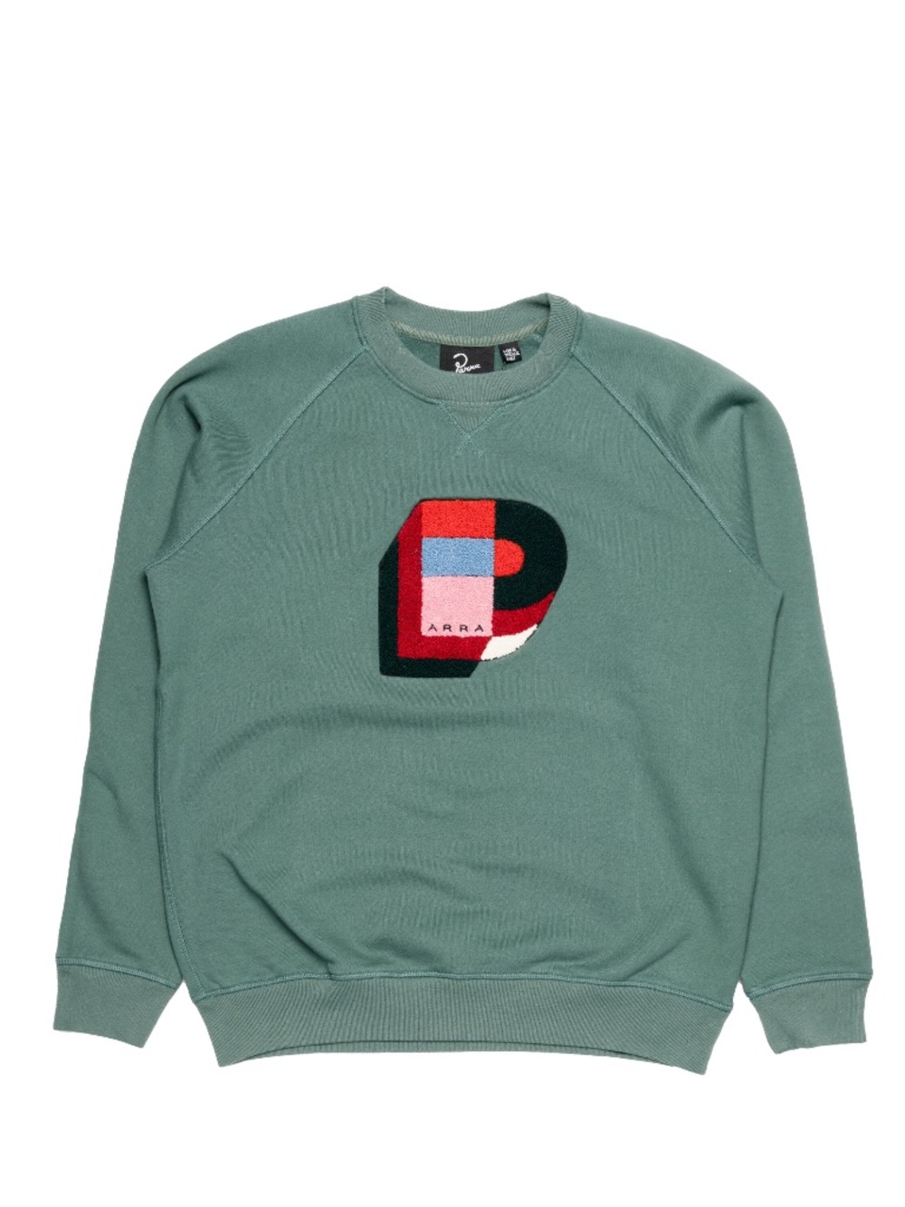 By Parra Building Block Logo Crew Neck Sweatshirt - Green